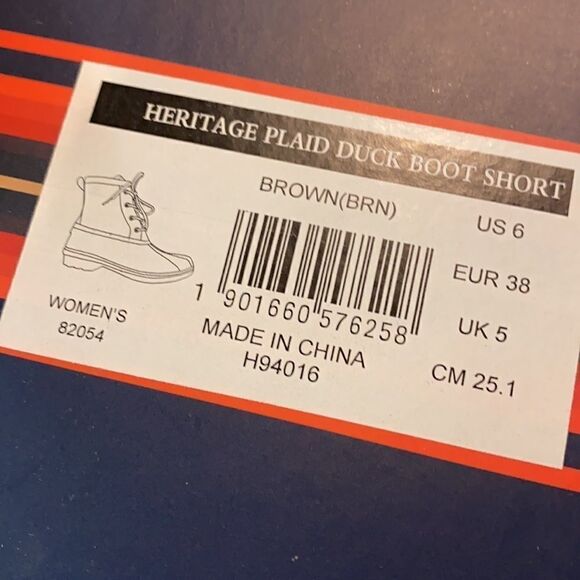 Pendleton Plaid Duck Boots - Picture 8 of 8